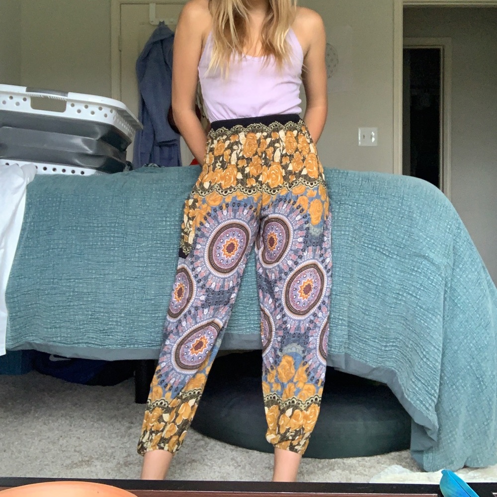 Harem Hippie High Waist Yoga Pants